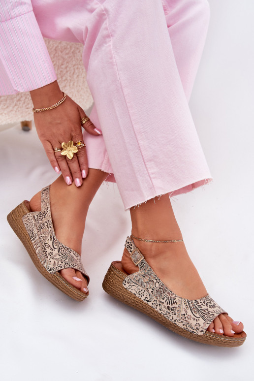 Dames sandalen Dames Op de INig Het heeftciejka L7069-04 beige Dames sandalen Dames Op de INig Het heeftciejka L7069-04 beige