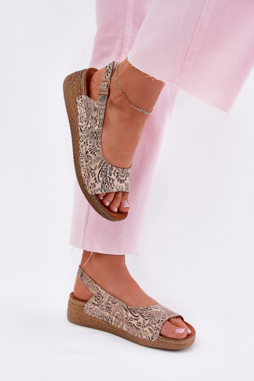 Dames sandalen Dames Op de INig Het heeftciejka L7069-04 beige Dames sandalen Dames Op de INig Het heeftciejka L7069-04 beige