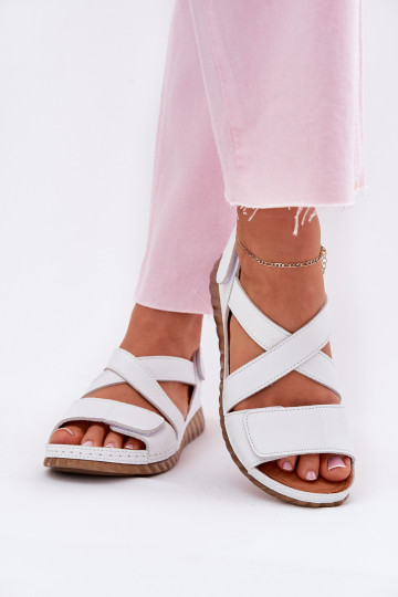 Dames sandalen Dames met zelfklevende bevestigingsmiddelen Het heeftciejka L6848-11 Initte kleur 2