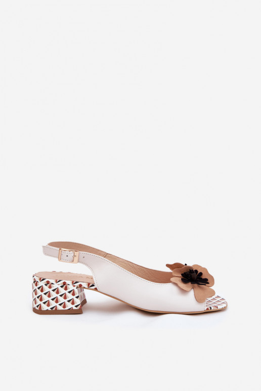 Dames sandalen Dames Op Klok Met sierlijk Een bloem Laura Messi 2973 Initte kleur Dames sandalen Dames Op Klok Met sierlijk Een bloem Laura Messi 2973 Initte kleur