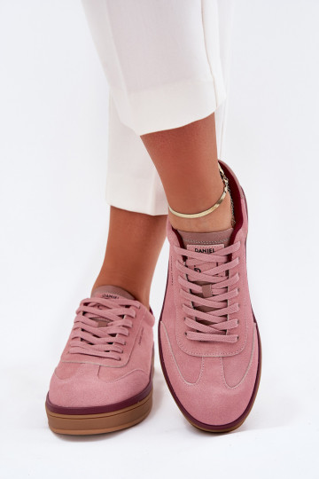 Roze suède dames sportschoenen Daniel Lopez Just Dare SS2D4010 2