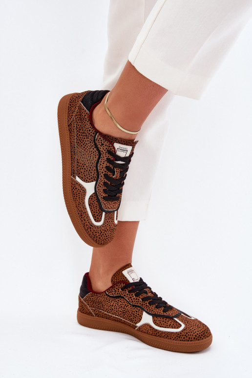 Sneakers model schoenen Dames Daniel Lopez Just Dare SS2D4016 bruine kleur Sneakers model schoenen Dames Daniel Lopez Just Dare SS2D4016 bruine kleur