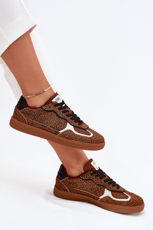 Sneakers model schoenen Dames Daniel Lopez Just Dare SS2D4016 bruine kleur Sneakers model schoenen Dames Daniel Lopez Just Dare SS2D4016 bruine kleur