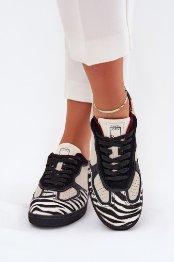 Sneakers model schoenen Dames Daniel Lopez Just Dare SS2D4015 Zebra beige 2