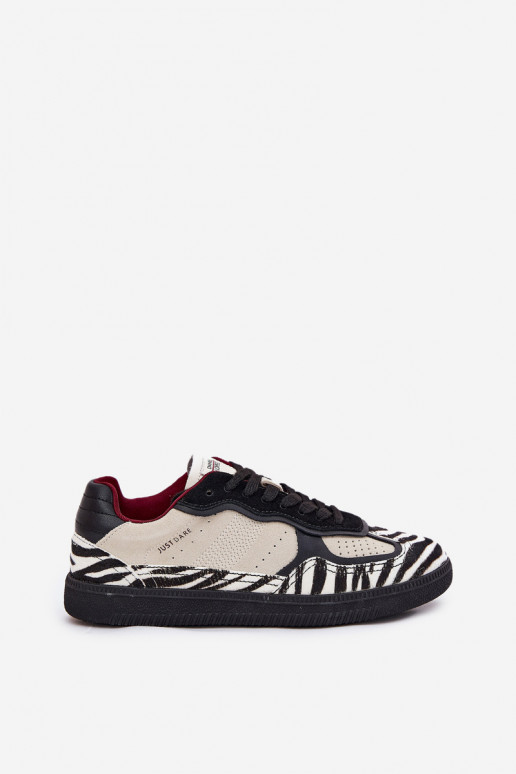 Sneakers model schoenen Dames Daniel Lopez Just Dare SS2D4015 Zebra beige Sneakers model schoenen Dames Daniel Lopez Just Dare SS2D4015 Zebra beige