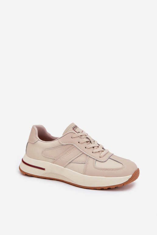 Leer Sneakers Daniel Lopez Just Dare SS2D4043 beige