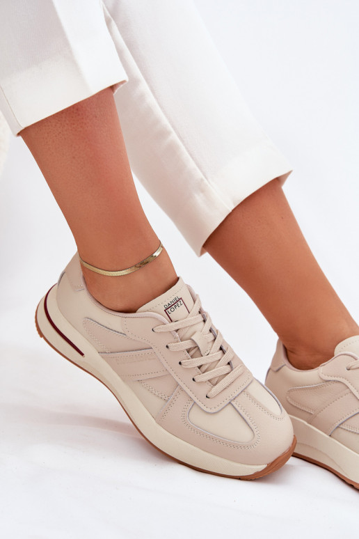 Leer Sneakers Daniel Lopez Just Dare SS2D4043 beige
