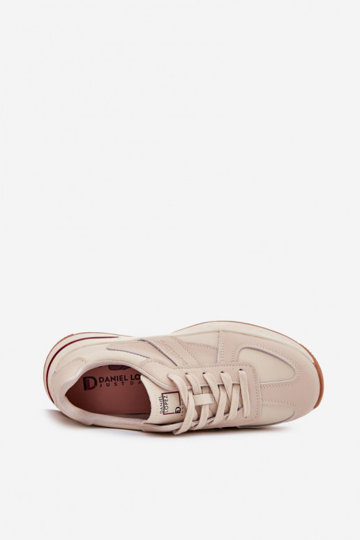 Leer Sneakers Daniel Lopez Just Dare SS2D4043 beige