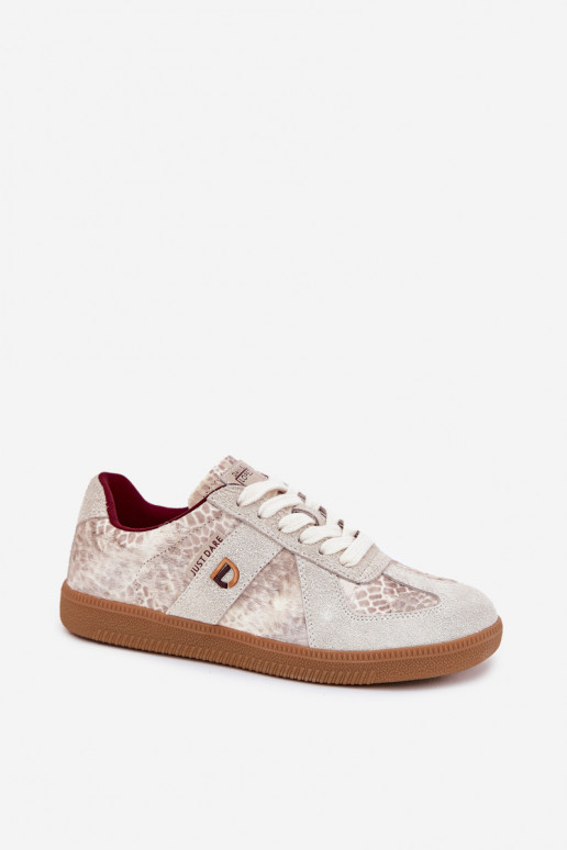 Sneakers model schoenen Dames Daniel Lopez Just Dare SS2D4032 Dierlijk patroon beige Sneakers model schoenen Dames Daniel Lopez Just Dare SS2D4032 Dierlijk patroon beige