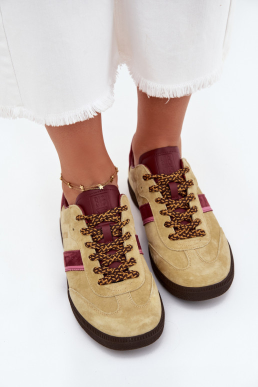 van suède Laag Sneakers model schoenen Dames Big Star SS274680 HI-POLY SYSTEM Limoen van suède Laag Sneakers model schoenen Dames Big Star SS274680 HI-POLY SYSTEM Limoen