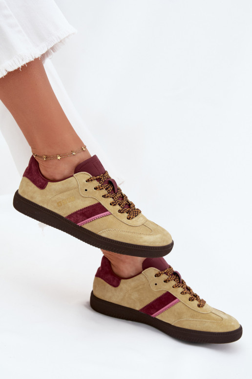 van suède Laag Sneakers model schoenen Dames Big Star SS274680 HI-POLY SYSTEM Limoen van suède Laag Sneakers model schoenen Dames Big Star SS274680 HI-POLY SYSTEM Limoen