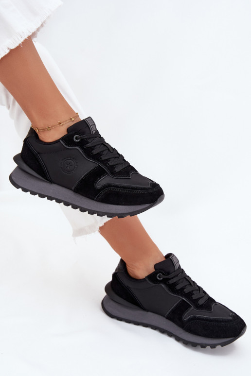 Leer Sneakers model schoenen Dames Big Star OO274529 HI-POLY SYSTEM zInart Leer Sneakers model schoenen Dames Big Star OO274529 HI-POLY SYSTEM zInart