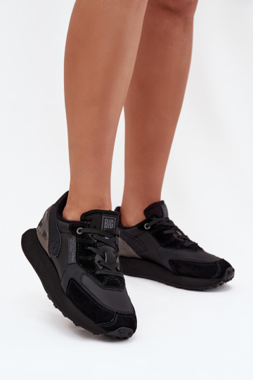 Leer Sneakers model schoenen Dames Big Star OO274562 Hi-Poly System zInart