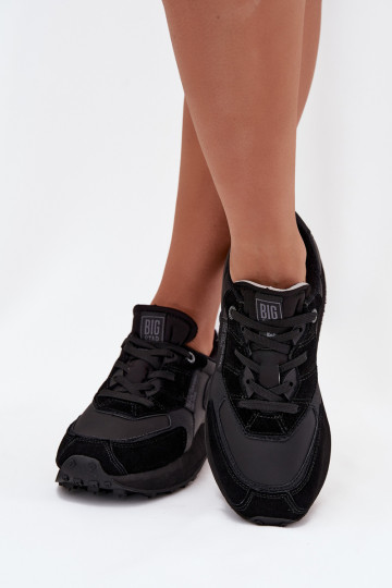Odinnen damensneakers Big Star OO274562 Hi-Poly System zwarte kleur 2