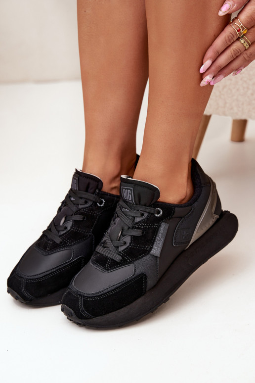 Leer Sneakers model schoenen Dames Big Star OO274562 Hi-Poly System zInart Leer Sneakers model schoenen Dames Big Star OO274562 Hi-Poly System zInart