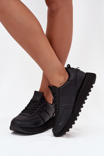 Leer Sneakers model schoenen Dames met platform Big Star OO274573 Hi-Poly System zInart 2