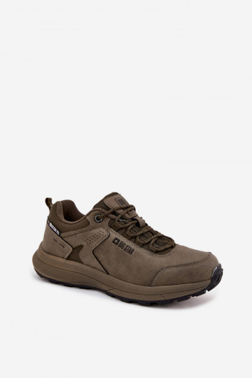 Heren sportieve trekkinglaarzen Big Star OO174367 HI-POLY SYSTEM chaki kleur