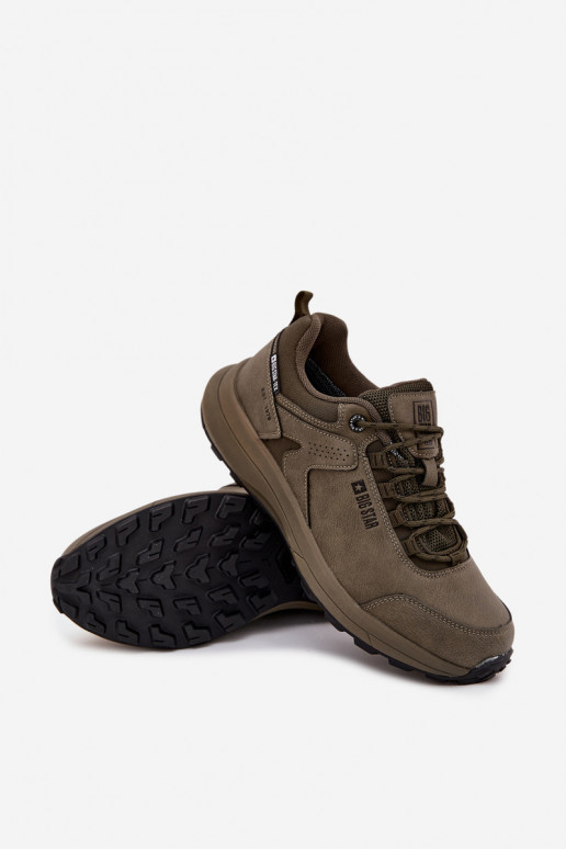 sportschoenen Trekken Het heeftnnen Big Star OO174367 HI-POLY SYSTEM kaki kleuren sportschoenen Trekken Het heeftnnen Big Star OO174367 HI-POLY SYSTEM kaki kleuren