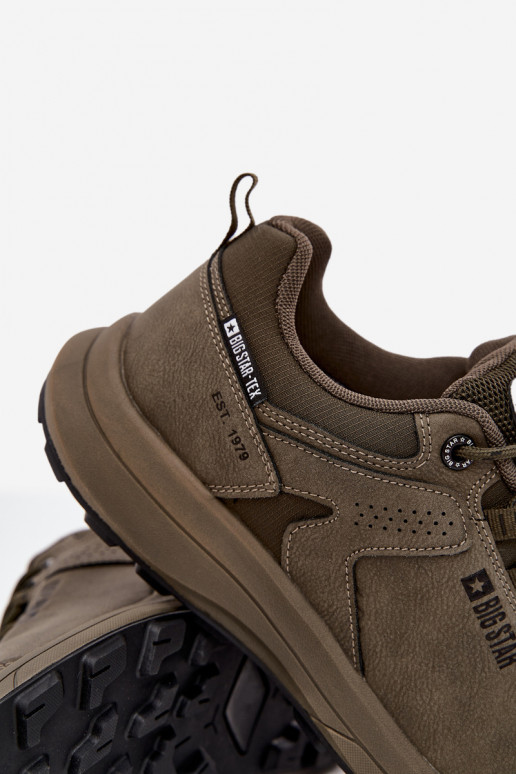 sportschoenen Trekken Het heeftnnen Big Star OO174367 HI-POLY SYSTEM kaki kleuren sportschoenen Trekken Het heeftnnen Big Star OO174367 HI-POLY SYSTEM kaki kleuren