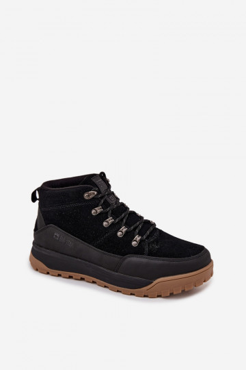 Suède herenhikinglaarzen Big Star SS174265 zwarte kleur