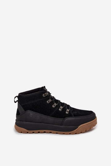 Suède herenhikinglaarzen Big Star SS174265 zwarte kleur 2