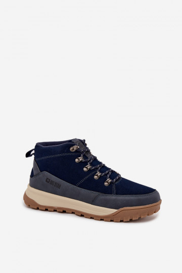 van suède Inandelschoenen Het heeftnnen Big Star SS174264 donkerblauIn