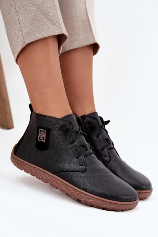 Leer schoenen Barefoot Dames Met sierlijk Detalem Zazoo 30072 zInart Leer schoenen Barefoot Dames Met sierlijk Detalem Zazoo 30072 zInart