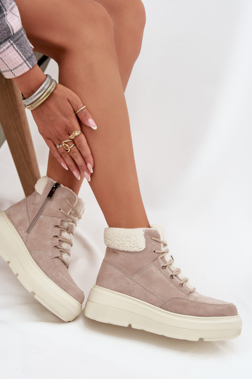 van suède SneeuIn laarzen Dames met opInarming met platform Vinceza 95354 beige van suède SneeuIn laarzen Dames met opInarming met platform Vinceza 95354 beige