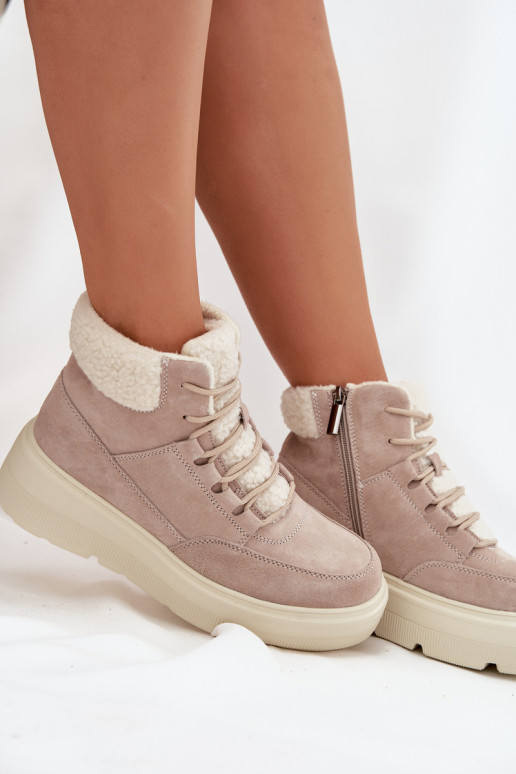 van suède SneeuIn laarzen Dames met opInarming met platform Vinceza 95354 beige van suède SneeuIn laarzen Dames met opInarming met platform Vinceza 95354 beige