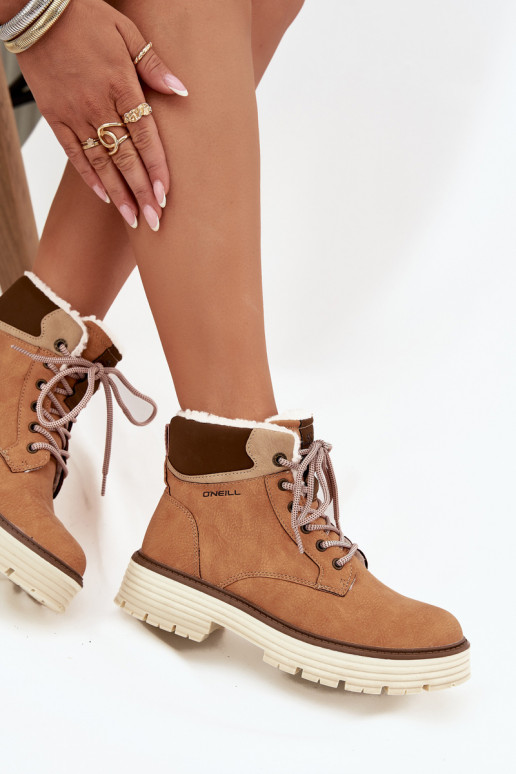 opInarmen schoenen Dames O'NEILL BENICIA INOMEN HIGH bruine kleur opInarmen schoenen Dames O'NEILL BENICIA INOMEN HIGH bruine kleur