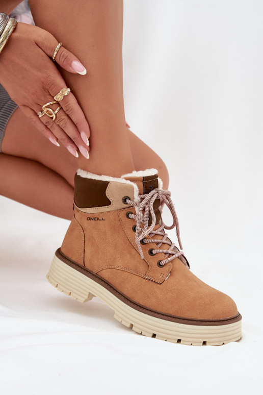 opInarmen schoenen Dames O'NEILL BENICIA INOMEN HIGH bruine kleur opInarmen schoenen Dames O'NEILL BENICIA INOMEN HIGH bruine kleur