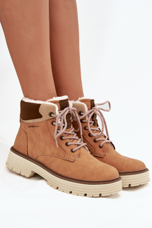 opInarmen schoenen Dames O'NEILL BENICIA INOMEN HIGH bruine kleur opInarmen schoenen Dames O'NEILL BENICIA INOMEN HIGH bruine kleur