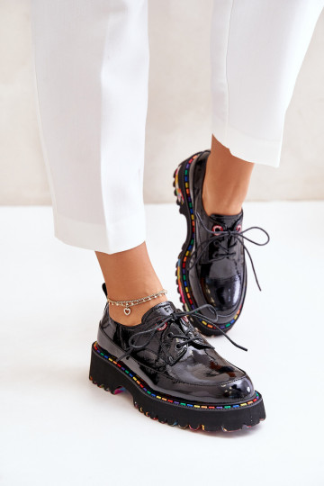 met lakeffect schoenen Dames met veters Artiker 55C0497 zInart