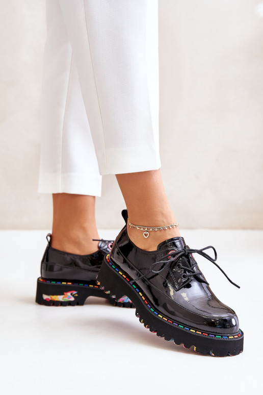 met lakeffect schoenen Dames met veters Artiker 55C0497 zInart