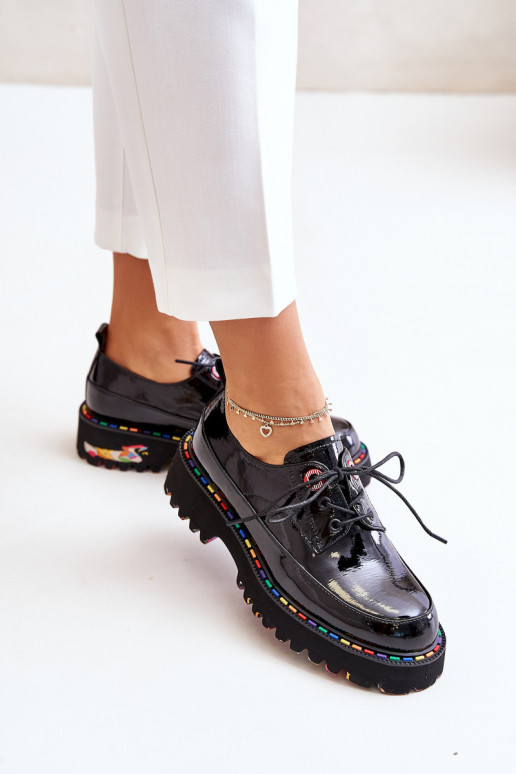 met lakeffect schoenen Dames met veters Artiker 55C0497 zInart