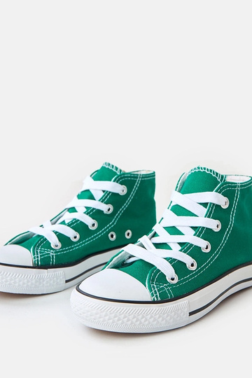 Groene kinder hoge sneakers...
