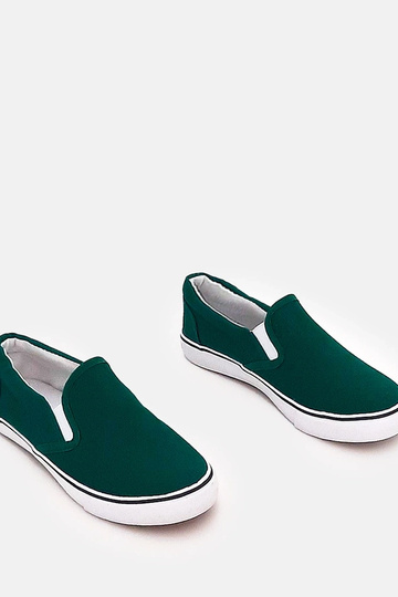 Groene kinder instapschoenen Lagunes