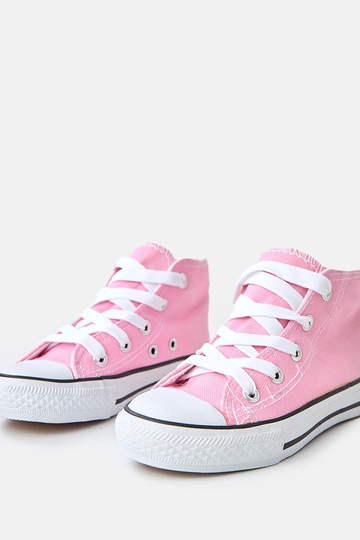 Lichtroze kinder sneakers tot aan de enkels Tandy 2