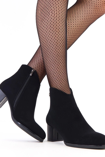 Zwarte laarzen met subtiele...