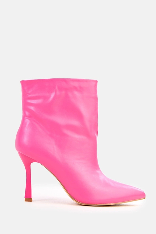 Roze instap enkellaarsjes van...