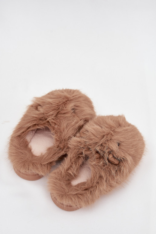 met bont Kapice Dames Kapibary kaki kleuren Pravelle