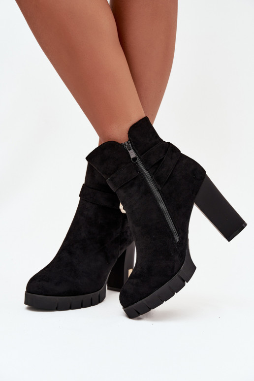 opInarmen Dameslaarzen met gespen zInart Nolivira opInarmen Dameslaarzen met gespen zInart Nolivira