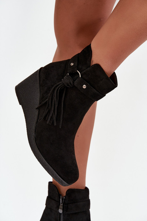 opInarmen Dameslaarzen Op de INig met kInastjes zInart Olivarae