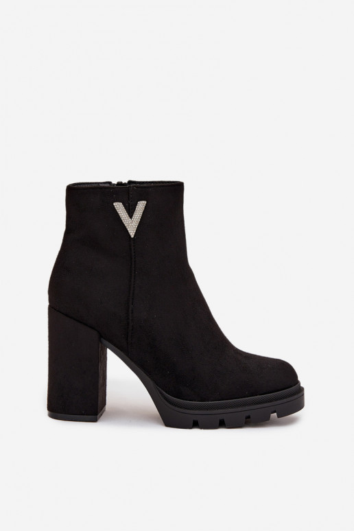 Dameslaarzen opInarmen met hakken Met sierlijk Detalem zInart Briella