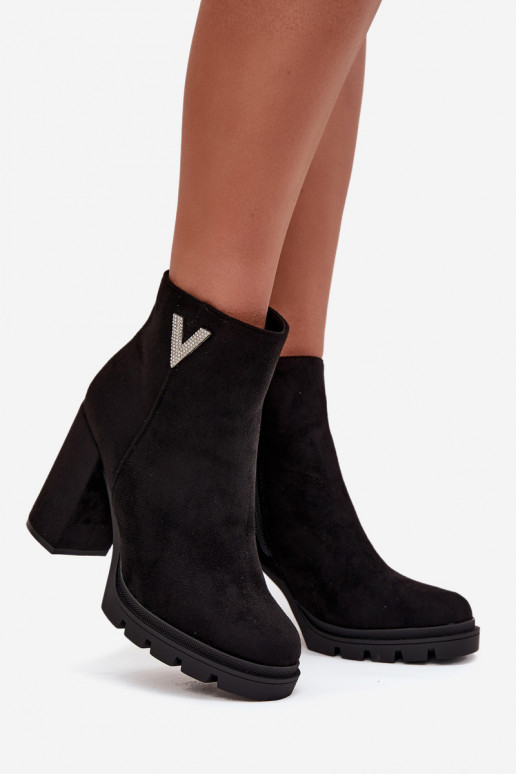 Dameslaarzen opInarmen met hakken Met sierlijk Detalem zInart Briella