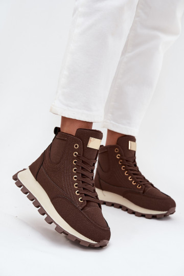 opInarmen schoenen Dames met platform bruine kleur Het heeftrivira 2