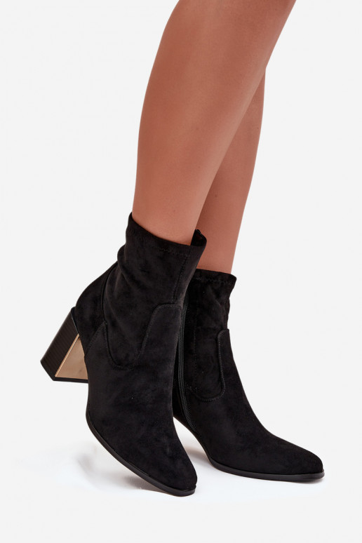 Dameslaarzen Ze gouden kleurm Element opInarmen zInart Amelisse