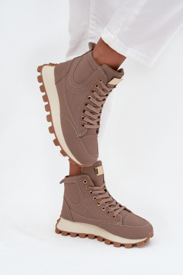 opInarmen schoenen Dames met platform beige Het heeftrivira