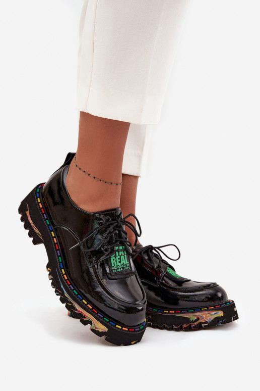 met lakeffect Leer schoenen Dames Artiker 57C0172 zInart