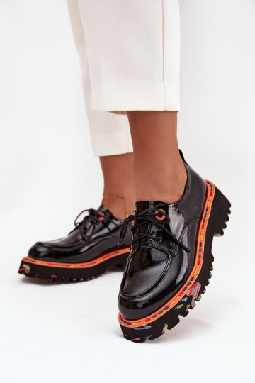 Leer schoenen Dames met lakeffect Artiker 57C0176 zInart